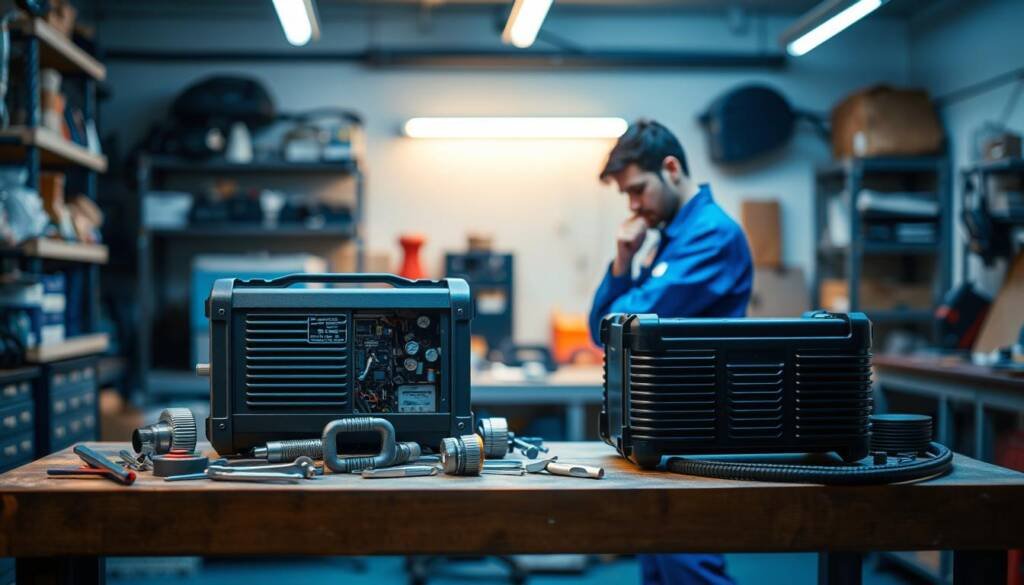 Portable power station maintenance