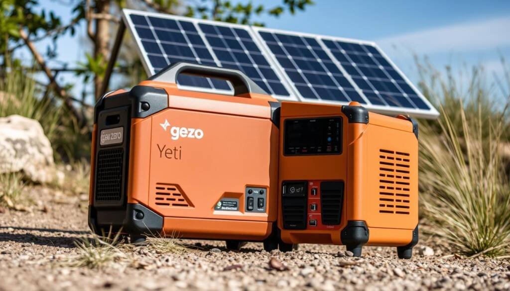 Generate an image of the Goal Zero Yeti 1500X solar generator
