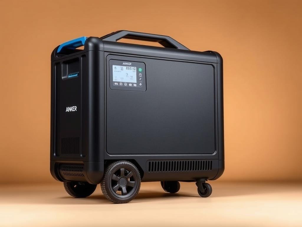Anker Solix F3800 portable power station 2025 model with home integration capabilities