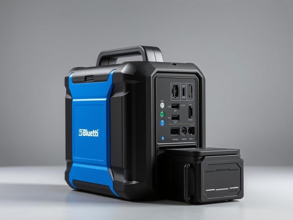 Bluetti AC180T portable power station 2025 model with hot-swappable battery feature
