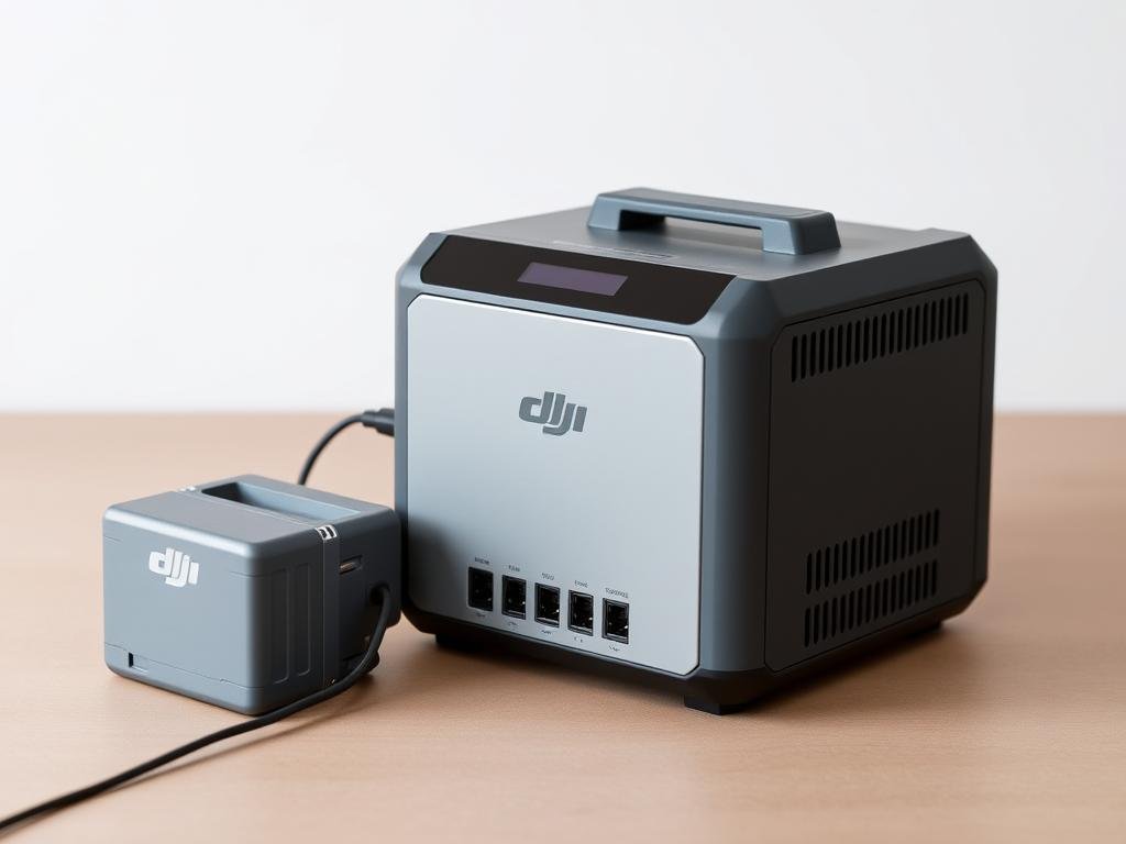 DJI Power 1000 portable power station 2025 model with drone charging capabilities