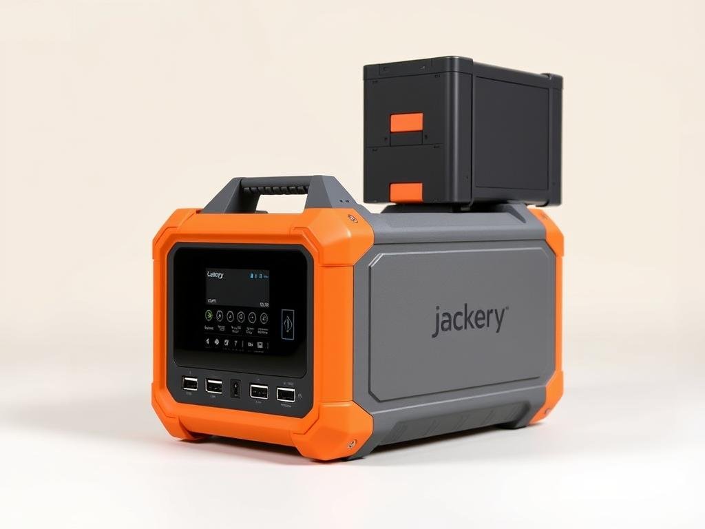 Jackery Explorer 2000 Plus portable power station 2025 model with expansion battery